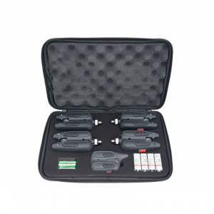 Baracuda Set avertizoare wireless si receptor RF1118, negru, 4 buc