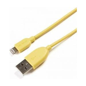Serioux Lightning - USB-A 2.0 male-male 1m Galben srxc-m1m03-y