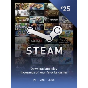 Valve STEAM WALLET 25 EURO (CD KEY)