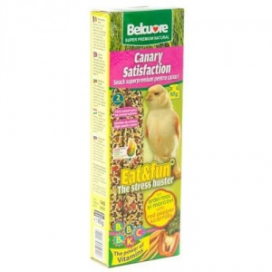 Belcuore Baton Canari Cu Ardei Rosu/morcov - 85 G
