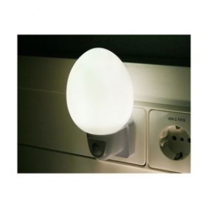 Ansmann Lampa de noapte, forma ovala, culoare alba.