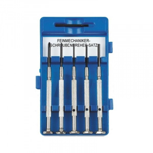 Mannesmann Set surubelnite de precizie pentru ceasornicar M1136-5, O1.5-2.5 mm, 5 piese