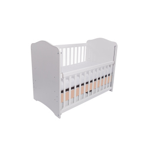Eurogloria Como culisant cu sertar - Alb cu Cappucino + Saltea cocos confort 120 x 60 x 12 cm
