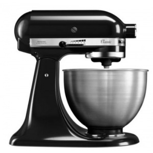 KitchenAid 5K45SSEOB, 4.3L (Negru/Argintiu)