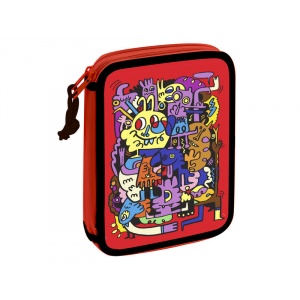 Alpino Penar dublu, cu 2 fermoare, echipat Monsters
