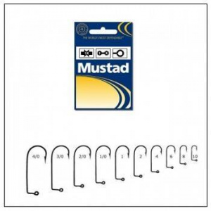 Mustad Negru nichel pentru twister 4/0