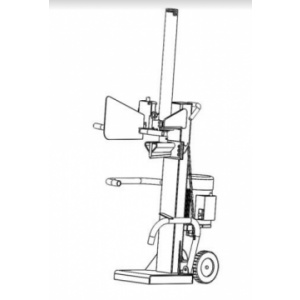 Breckner DB 10-104-VM Despicator de busteni vertical monofazat