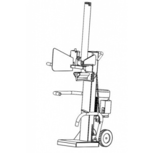 Breckner DB 12-104-VM Despicator de busteni vertical monofazat