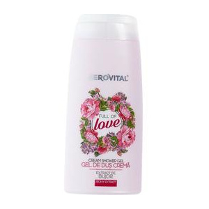 Gerovital Gel de Dus Crema - Cream Shower Gel - Full of Love, 250ml