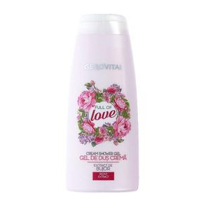 Gerovital Gel de Dus Crema - Cream Shower Gel - Full of Love, 400ml