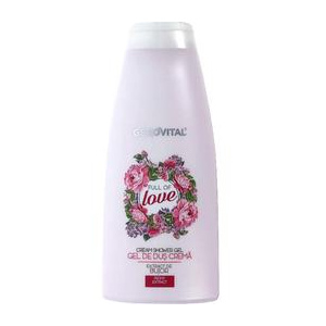 Gerovital Gel de Dus Crema - Cream Shower Gel - Full of Love, 750ml