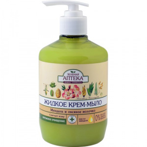 Bunica Agafia Sapun Lichid cu Extracte de Migdale si Ovaz - 460 ML