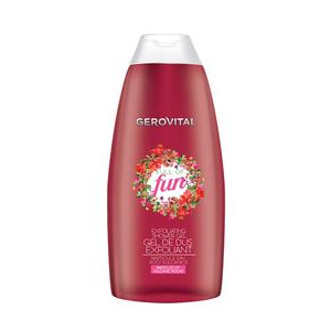 Gerovital Gel de Dus Exfoliant - Exfoliating Shower Gel - Full of Fun, 250ml
