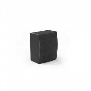 Horoz Tablou sigurante 4 module, TEB-N, Negru, Aparent