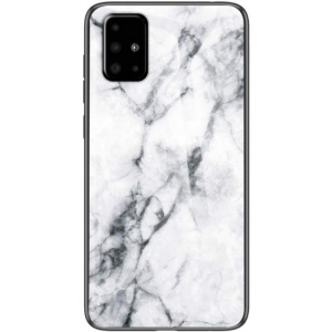Wozinsky Protectie Spate Marble WHMSGA51A pentru Samsung Galaxy A51 (Alb)