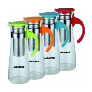 Albatros Cana din Sticla cu Infuzor 1000ml
