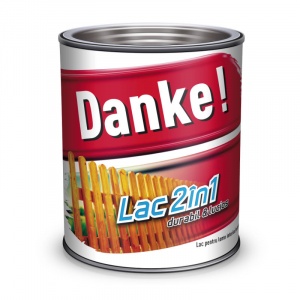 Deutek Lac pentru lemn Danke colorat - Palisandru 2,5 L