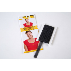 Vlieseline T12 SB banda bias termocolanta negru