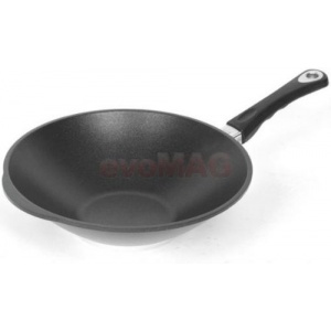 AMT Gastroguss Tigaie Wok 1132S, 32 cm (Negru)