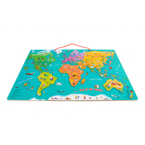TopBright Puzzle magnetic - Harta lumii