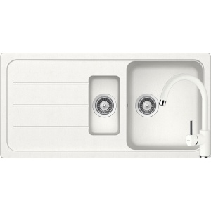 Schock Set Chiuveta Formhaus D-150L si Baterie Plutos Alpina