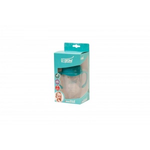 U-Grow Biberon A-1077 cu gat larg, Sticla, 180 ml