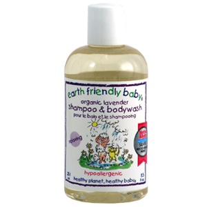 Earth Friendly Baby Sampon si gel de dus bio cu levantica
