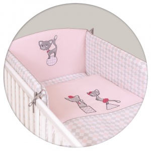 Ceba Baby Lenjerie cu 3 piese Kitty
