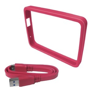 Western Digital Grip Picasso Fuchsia pentru My Passport 1TB (WDBZBY0000NPM)