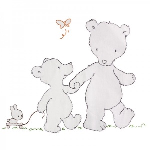 Ceba Baby Lenjerie cu 3 piese Papa Bear