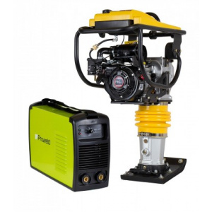 Stager Pachet Mai compactor SG80LC motor Loncin LC168F-2H + Aparat de sudare Proweld MMA-120PI