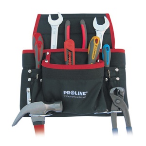 Proline Teaca poliester cu 8 buzunare si 3 suporti 52068