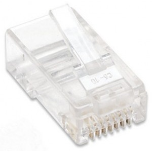 Intellinet 100-Pack Cat5e RJ45 Modular Plugs (790055)