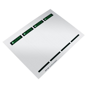 Leitz Etichete printabile pentru bibliorafturi 80 mm, 100 etichete/se