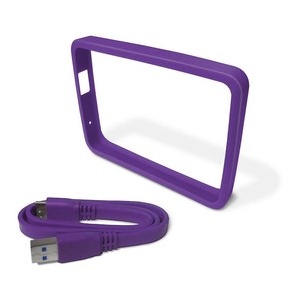 Western Digital Grip Picasso Grape Purple pentru My Passport 1TB (WDBZBY0000NPL)