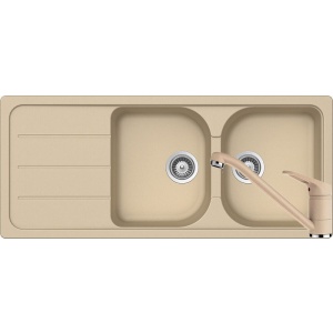 Schock Set Chiuveta Formhaus D-200 si Baterie Cosmo Moonstone