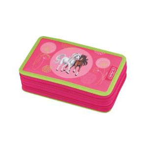 Herlitz Penar echipat dublu 2 compartimente 23 piese Spring Horses
