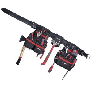 Proline Centura piele cu 21 buzunare poliester 80-115cm 52012