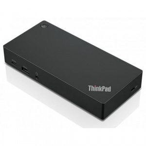Lenovo Docking Station ThinkPad, USB-C, Black 40AS0090EU