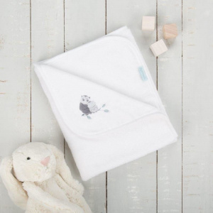 CuddleCo Paturica pufoasa din fleece 90x70 cm Comfi Love Owl