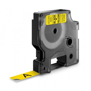 DYMO Banda laminata D1 DY45018 12mm Negru/Galben - S0720580