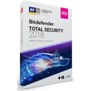 Softwin Total Security 2018, 5 PC, 1 an, Licenta noua, BOX/Retail