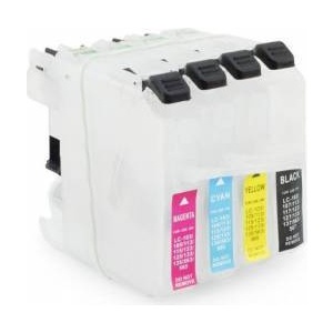 Procart Cartuse reincarcabile cu chip autoresetabil pentru Brother lc-123