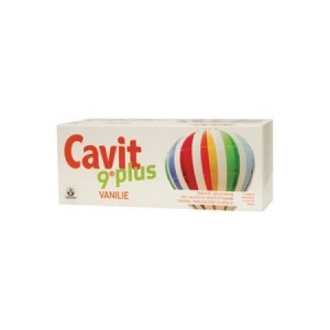 Biofarm Cavit 9 Plus Vanilie 20 TBL masticabile