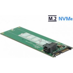 Delock Converter SATA 22 pin / SFF-8643 NVMe > 1 x M.2 Key M 62703