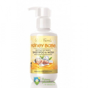 Wild Ferns Honey babe Sampon si Gel de dus “Fara Lacrimi” 140 ml