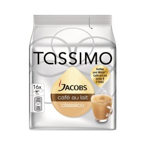 Jacobs Tassimo Cafe au Lait, 16 capsule