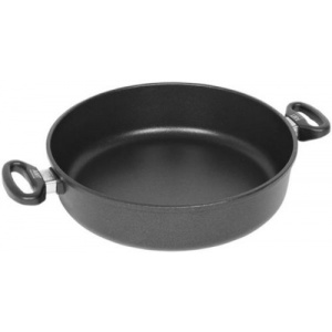 AMT Gastroguss Tigaie adanca I832, 32cm (Negru)