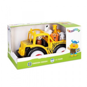Viking Toys Camion Safari cu Ghid si Animale Jumbo 81268