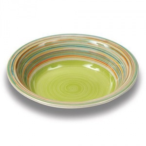 Nava Farfurie supa ceramica 21 cm, verde 10-099-011